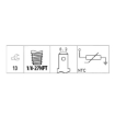 Picture of TS913SA - Temperature Sender - Ford Bantam, Cortina, Escort, XR3