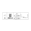 Picture of SL149 - Stop Light Switch - Daihatsu Charade, Rocky - Honda Ballade - Nissan - Datsun 