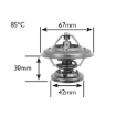 Picture of 1976 - Thermostat - 85 Deg C - Mercedes-Benz/Ssangyong