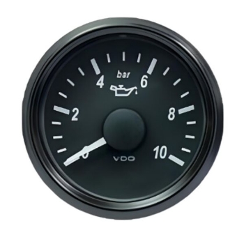Picture of A2C3833170030 - Pressure Gauge - SingleViu 52mm 10 Bar Oil Pressure 12V/24V