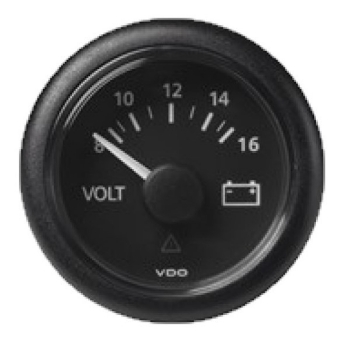 Picture of A2C59512545 - Voltmeter - Viewline 52mm 12V (8V-16V) Display