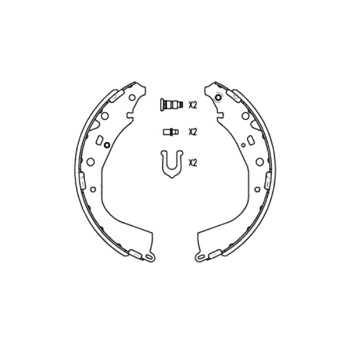 Picture of FSB4065 - Ferodo LV Brake Shoe