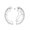 Picture of FSB4165 - Ferodo LV Brake Shoe