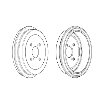Picture of FDR329779 - Ferodo Brake Drum