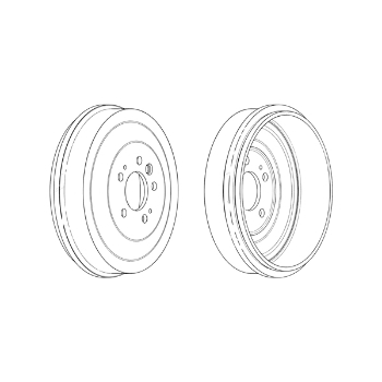 Picture of FDR329827 - Ferodo Brake Drum