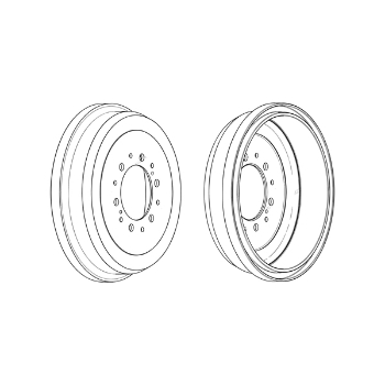 Picture of FDR329091 - Ferodo Brake Drum