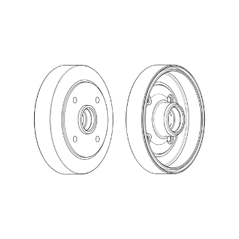 Picture of FDR329190 - Ferodo Brake Drum