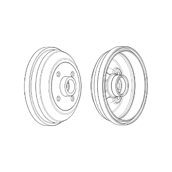 Picture of FDR329206 - Ferodo Brake Drum