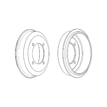 Picture of FDR329321 - Ferodo Brake Drum