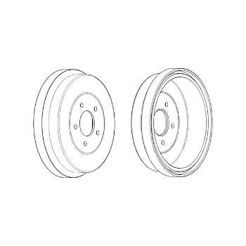 Picture of FDR329734 - Ferodo Brake Drum
