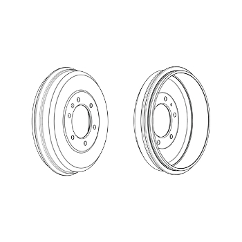 Picture of FDR329736 - Ferodo Brake Drum