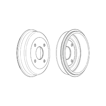Picture of FDR329738 - Ferodo Brake Drum