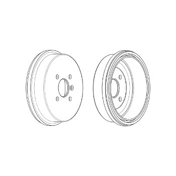 Picture of FDR329741 - Ferodo Brake Drum
