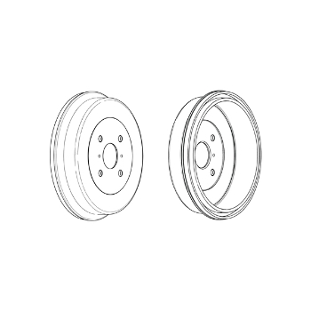 Picture of FDR329745 - Ferodo Brake Drum