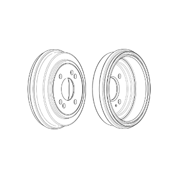 Picture of FDR329776 - Ferodo Brake Drum