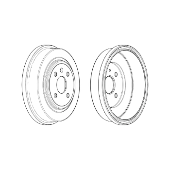 Picture of FDR329778 - Ferodo Brake Drum