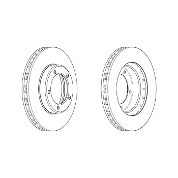 Picture of DDF2458X - Ferodo LV Disc Single Pack