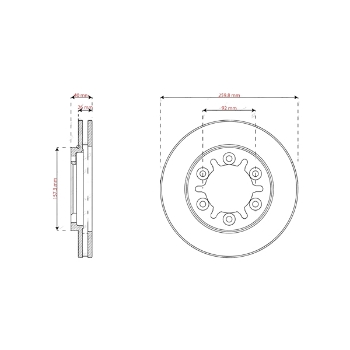 Picture of DDF2568X - Ferodo LV Disc Single Pack