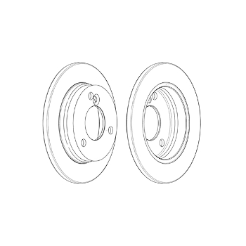 Picture of DDF2666X - Ferodo LV Disc Single Pack