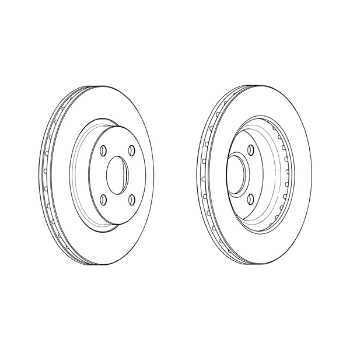 Picture of DDF1317X - Ferodo LV Disc Single Pack