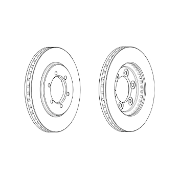 Picture of DDF1324X - Ferodo LV Disc Single Pack