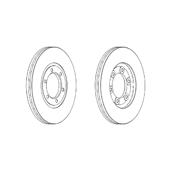 Picture of DDF1338X - Ferodo LV Disc Single Pack