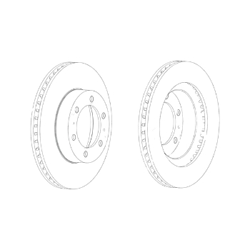 Picture of DDF2284X - Ferodo LV Disc Single Pack