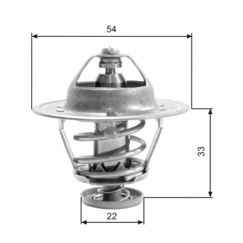 Picture of TH-085 - Thermostat - 82 Deg C - BMW 7 Series, Chevrolet Captiva/Cruze/Orlando, Citroen Relay/Fiat Ducato/For