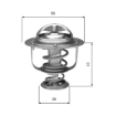 Picture of TH-357 - Thermostat - 77 Deg C - Mitsubishi Colt/L200/Pajero/Pajero Sport/Shogun/Triton