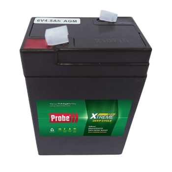 Picture of 6AGM4.5 - Battery - Deep Cycle - AGM VRLA Deep Cycle 4.5AH 6V